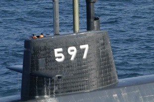 Diesel-electric submarine JS Takashio (SS-597) 1