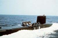 Nuclear submarine USS Woodrow Wilson (SSBN-624)