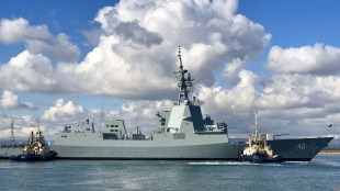Guided missile destroyer HMAS Sydney (DDG 42) 1