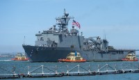 Dock landing ship USS Rushmore (LSD-47)