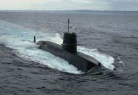 Diesel-electric submarine JS Oyashio (TSS-3608)