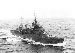 Light cruiser HMS Manchester (15) 0