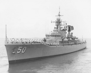 Destroyer escort HMAS Swan (DE 50) 0