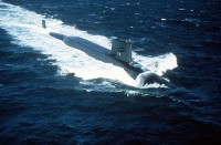 Nuclear submarine USS Lafayette (SSBN-616)