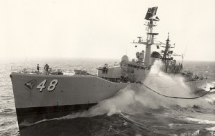 Destroyer escort HMAS Stuart (DE 48) 0
