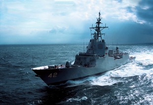 Guided missile destroyer HMAS Sydney (DDG 42) 0