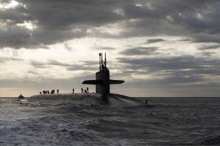 Nuclear submarine USS Rhode Island (SSBN-740) 0