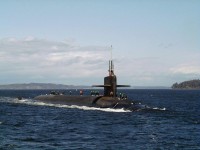Nuclear submarine USS Kentucky (SSBN-737)