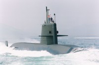 Diesel-electric submarine JS Michishio (TSS-3609)