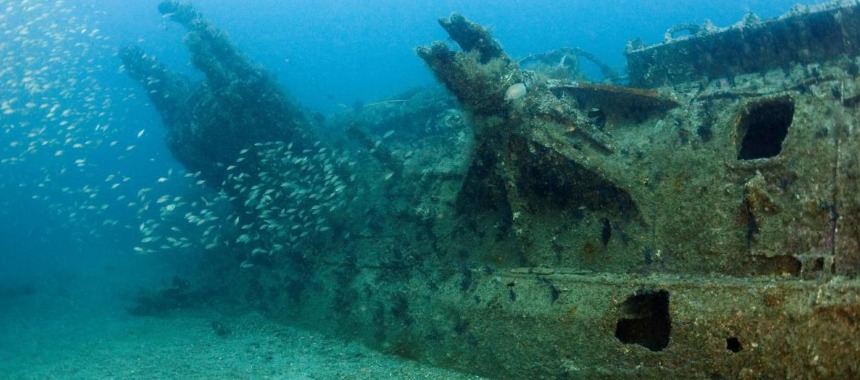 Поврежденная субмарина U-352