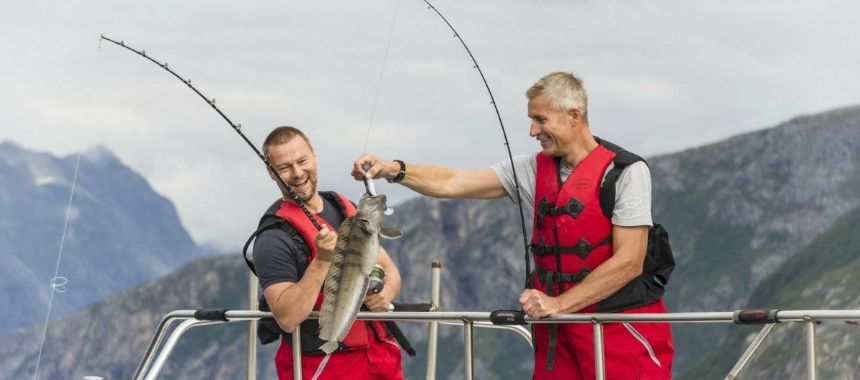 Рыбалка в Норвегии на удочку