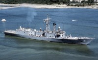 Guided missile frigate USS John A. Moore (FFG-19)
