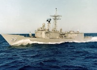 Guided missile frigate USS Stephen W. Groves (FFG-29)