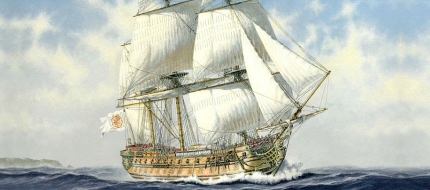 Sailing ship HMS Bellona