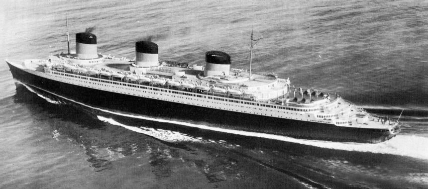 Трансатлантичний лайнер «Normandie» - французьський конкурент «Queen Mary»