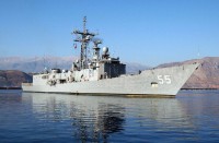 Guided missile frigate USS Elrod (FFG-55)