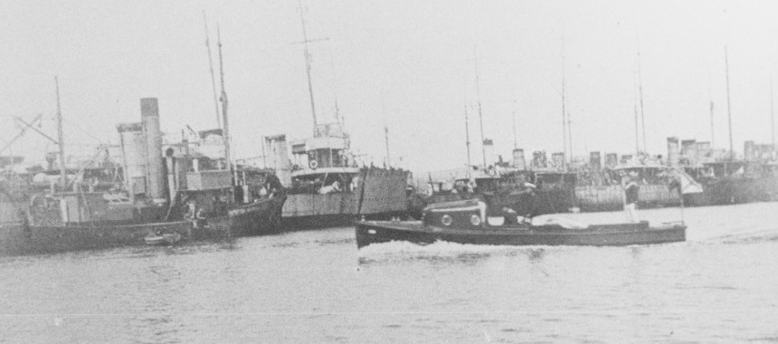 Русские корабли в Бизерте, 1920 год