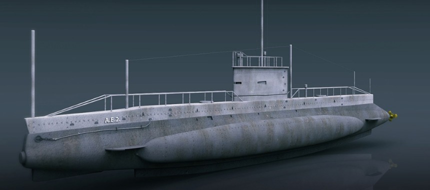 Дизель-электрическая субмарина HMAS AE2