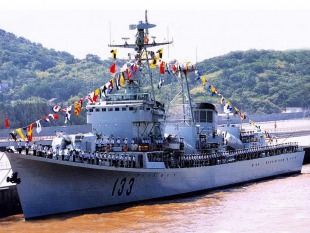 Guided missile destroyer Chongqing (DDG-133) 0