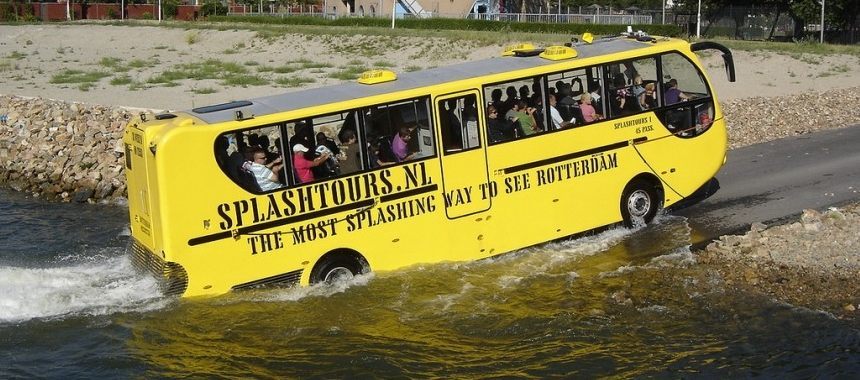 Water taxi in Rotterdam