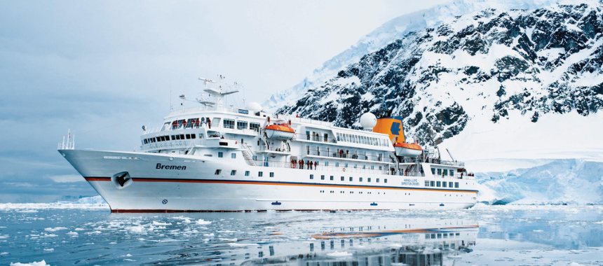 MS Bremen in Antarctica