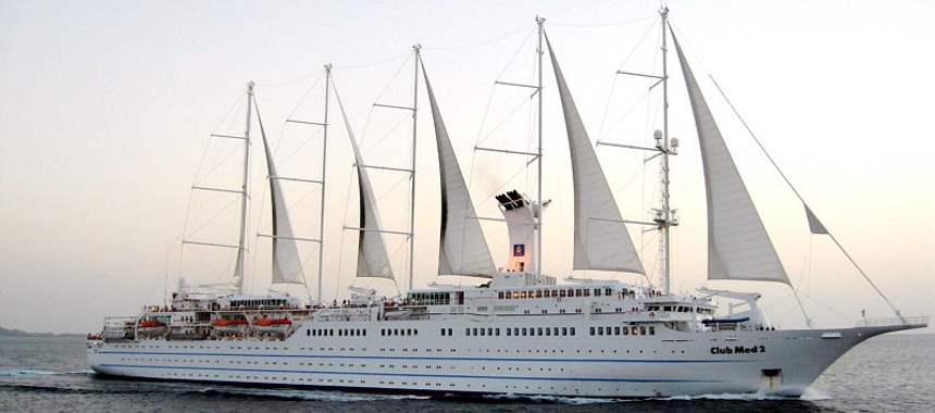 Круизное парусное судно Club Med 2