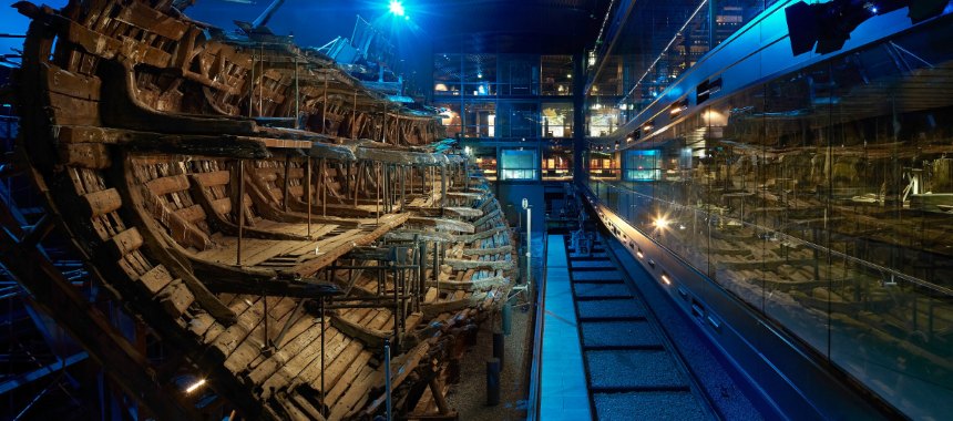 Реконструкция парусника HMS Mary Rose из 19 тысяч фрагментов