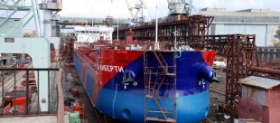 Херсонський суднобудівний завод запустив перший в історії український танкер