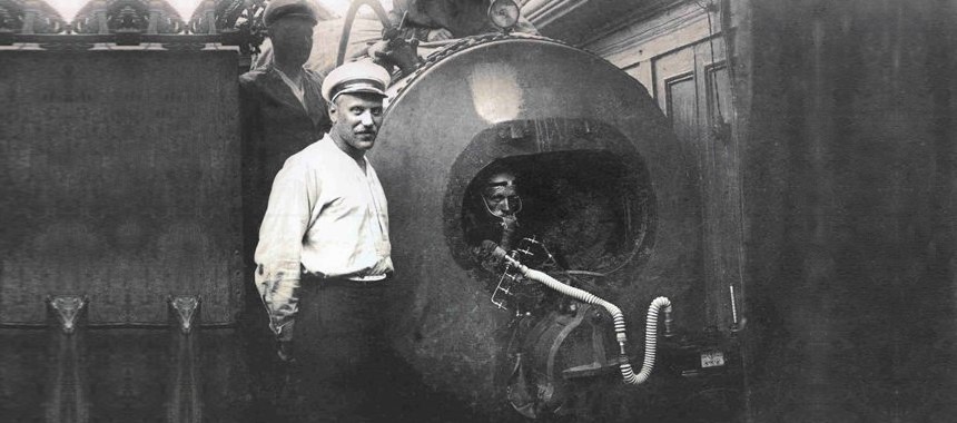 Подводный колокол для водолазов
