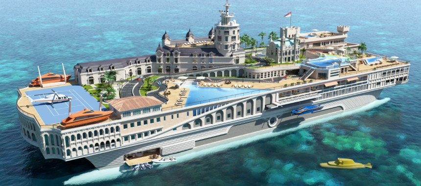 Яхта The Streets of Monaco - проект