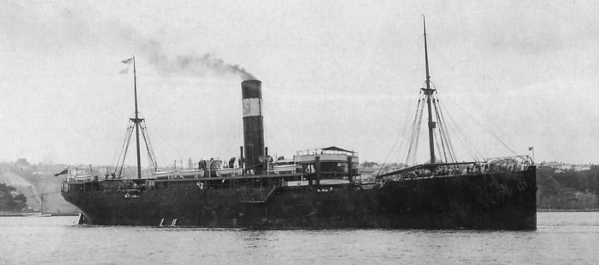 Пароход SS Waratah