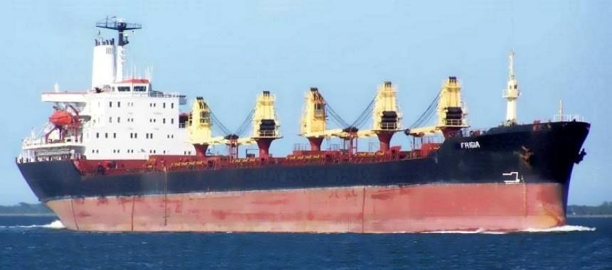 Возле побережья Индии захвачено турецкое судно «Frigia», в экипаже которого находятся два украинца