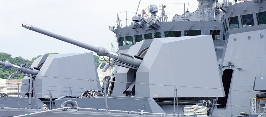 Корабельная 76-мм артиллерийская установка Mk 75 OTO Melara