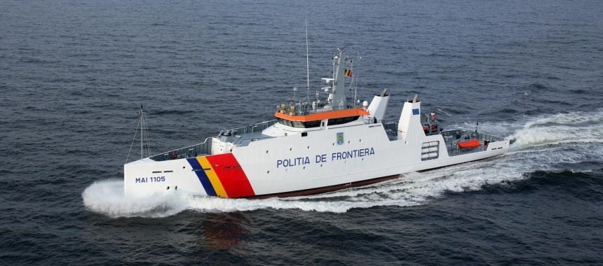 Корабль наблюдения береговой охраны Румынии