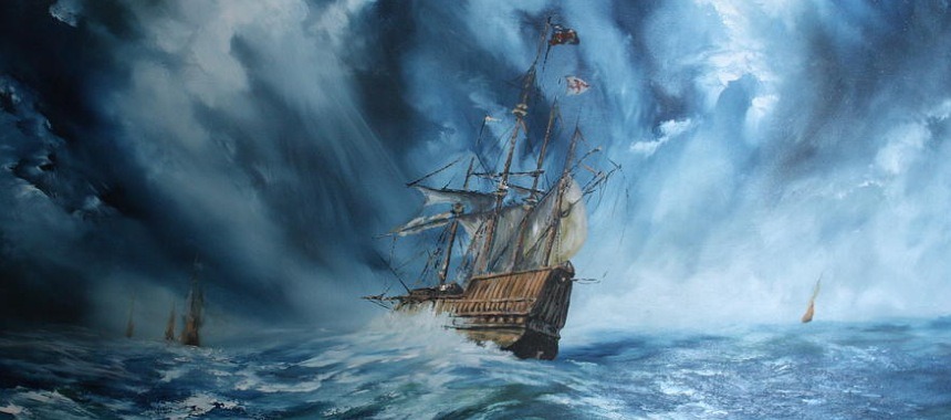Парусник «HMS Mary Rose» любимый корабль Генриха 8