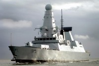 Guided missile destroyer HMS Dauntless (D33)‎