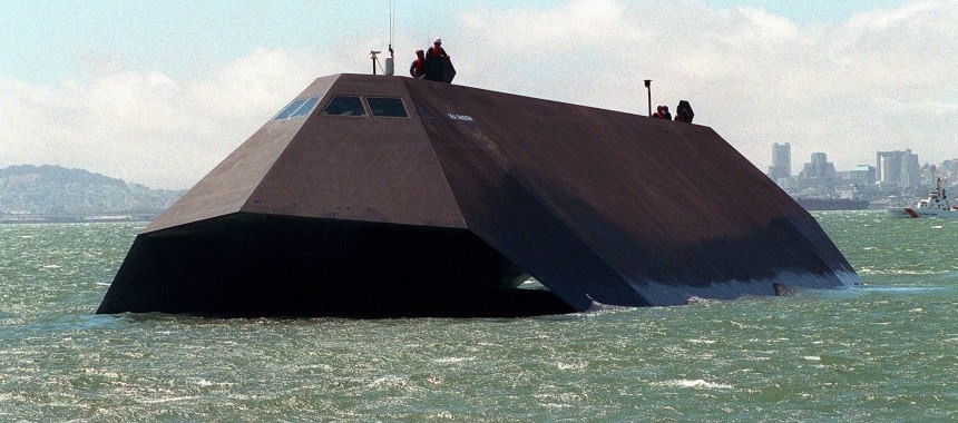 Надводный корабль «Sea Shadow» IX-529 неудачный проект ВМС США