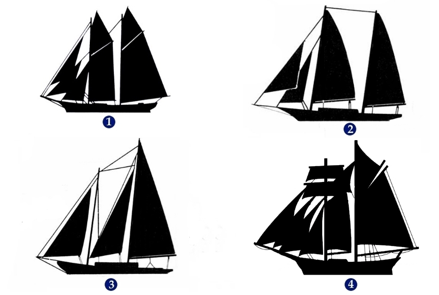 Двухмачтовые шхуны (Two masted schooner)