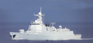 Guided missile destroyer Xiamen (DDG 154) 0