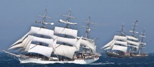 Unique regatta in the Black Sea