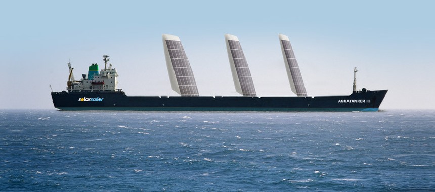 Проект транспортного судна на солнечных батареях