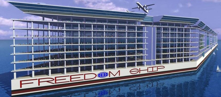 «Freedom Ship» - фантастический проект новейшего судна