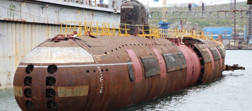 Первая советская атомная подводная лодка К-3 Ленинский комсомол