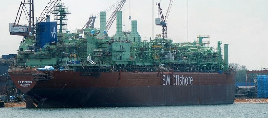 Конверсия танкера в нефтедобывающую установку BW PIONEER