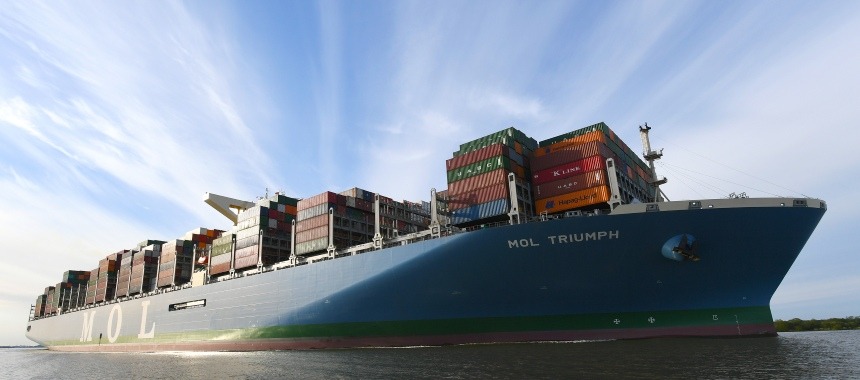«MOL Triumph» - крупнейший в мире контейнеровоз
