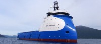 Supply vessel Blue Guardian was launched at the Kerch Shipyard Zaliv