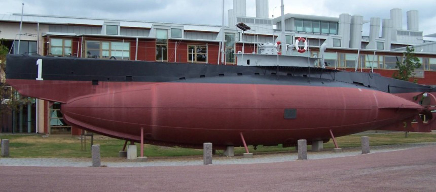 Подводная лодка Hajen в качестве музея
