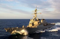 Guided missile destroyer USS Russell (DDG-59)