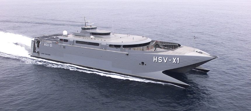 Самый быстроходный боевой корабль в мире «HSV-X1 Joint Venture»