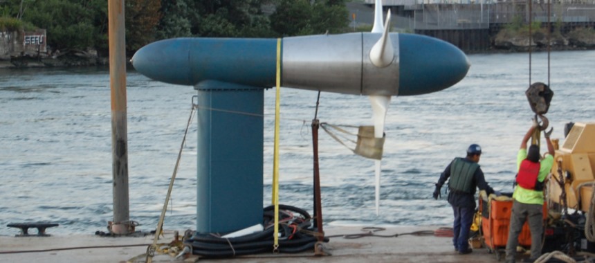 Подводная мини-турбина Tidal Energy Project